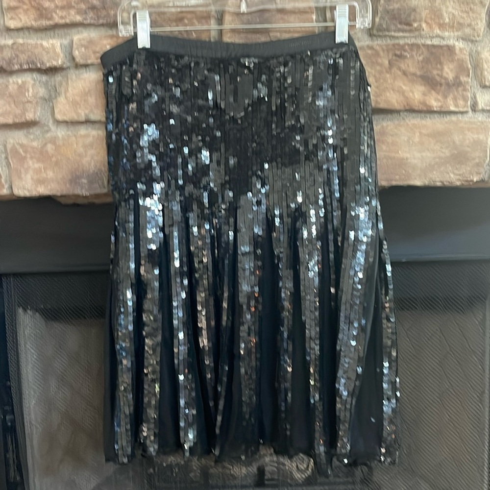Stenay silk, sequin skirt with elastic band. Large